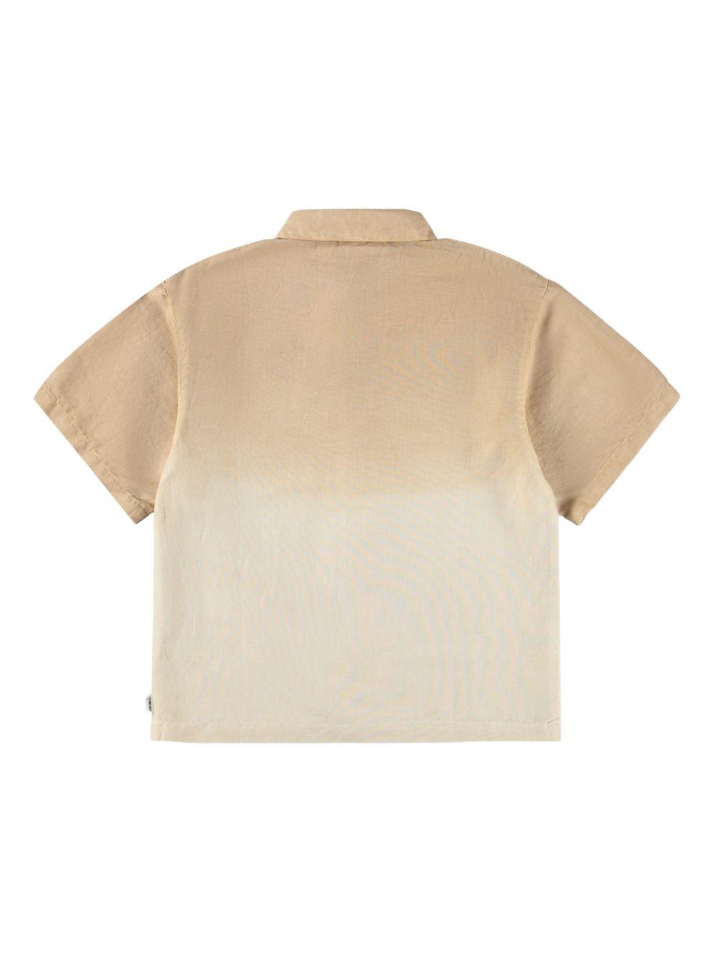 Camicia per bambino Molo beige con effetto sfumato 1S26C203 5664 MOLO KIDS 