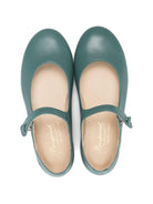 Ballerine per bambina Bonpoint verde con punta tonda S06GSOL00002 048 BONPOINT KIDS 