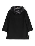 Cappotto per bambina Herno Kids nero con cappuccio GC000049G33344 9300 HERNO KIDS 