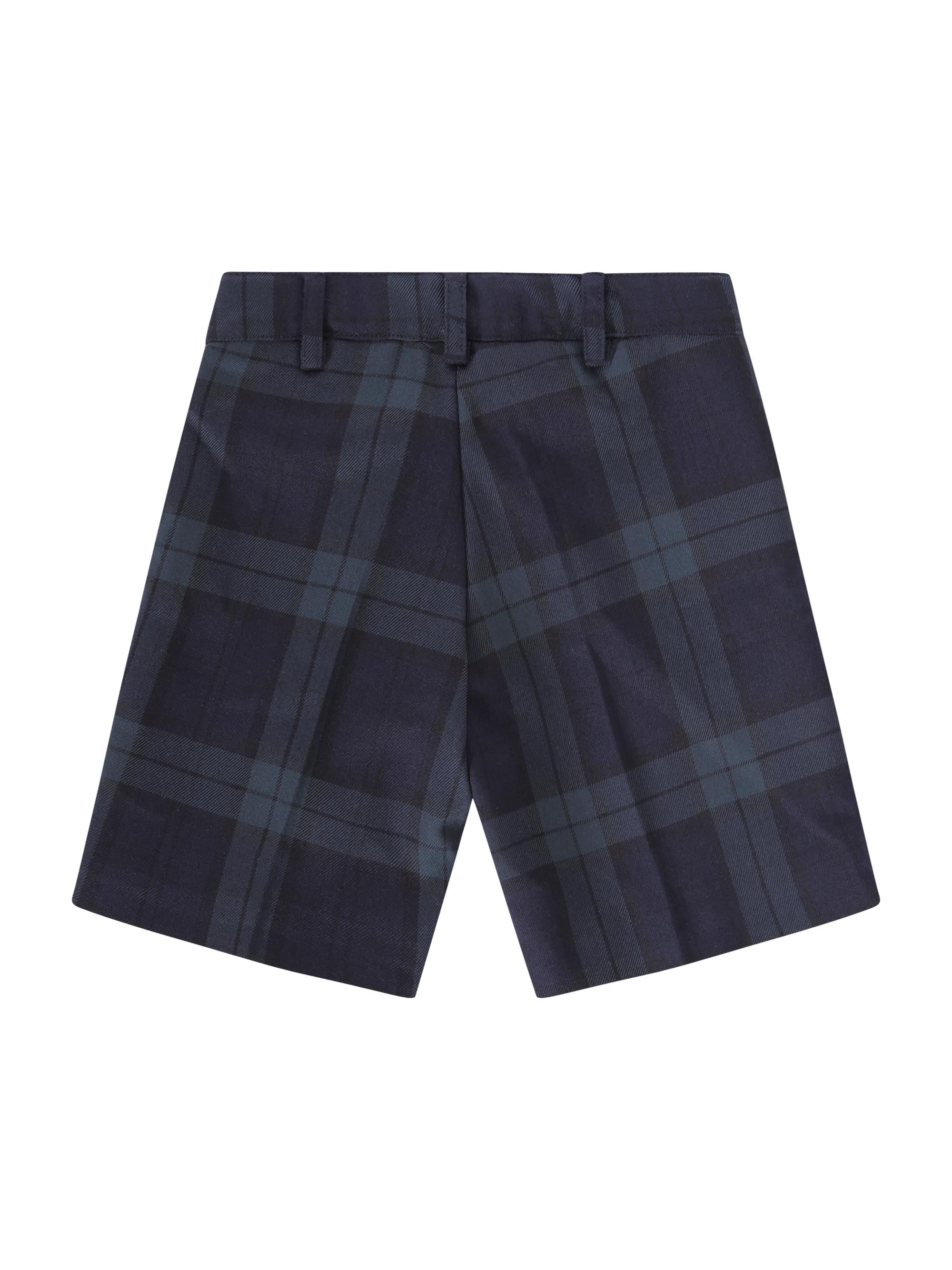 Shorts per neonato Baroni blu con motivo scozzese 10522 VERDE BARONI 