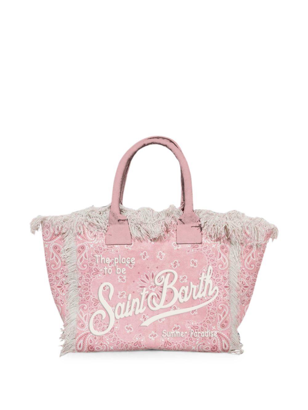 Borsa Colette MC2 Saint Barth rosa con dettaglio frange COL0001 00901L MC2 ST. BARTH KIDS 