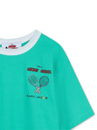 T-shirt per bambino The Marc jacobs Kids verde con dettaglio stampa W60762 73D THE MARC JACOBS KIDS 