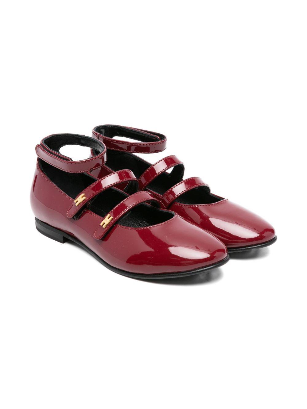 Ballerine per bambina Elisabetta Franchi La Mia Bambina rosse con cinturino alla caviglia F4A3E03261848R 006 ElISABETTA FRANCHI 