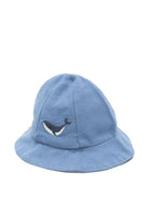 Cappello Steijn per neonato Donsje blu con ricamo balena 4099204 00185 DONSJE KIDS 