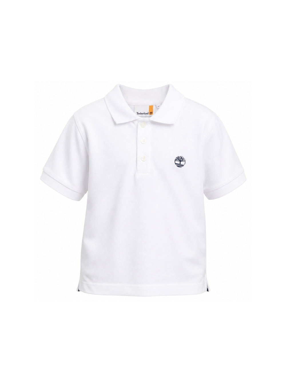 Polo per bambino Timberland Kids bianca con logo sul petto T60823 10P TIMBERLAND KIDS 