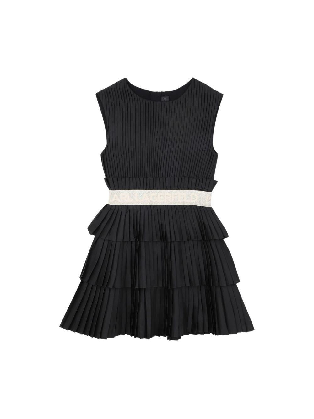 Abito per bambina Karl Lagerfeld Kids nero senza maniche Z31144 09B KARL LAGERFELD KIDS 