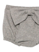 Shorts per neonata Douuod Kids grigi con dettaglio fiocco DZ6049 E0246 808OR DOUUOD KIDS 
