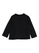T-shirt per neonato Emporio Armani Kids blu con logo Aquila sul davanti EB000418 AF15013 MB250 EMPORIO ARMANI KIDS 