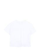 T-shirt per bambina Givenchy Kids bianca con stampa logo sul davanti H31315 10P GIVENCHY KIDS 