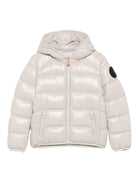 Giacca trapuntata per bambino Save The Duck Kids beige con cappuccio J31280B LOVE21 40019 SAVE THE DUCK KIDS 