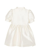 Abito per bambina Elie Saab bianco con colletto classico EFAB119TS0807 CRM ElIE SAAB KIDS 