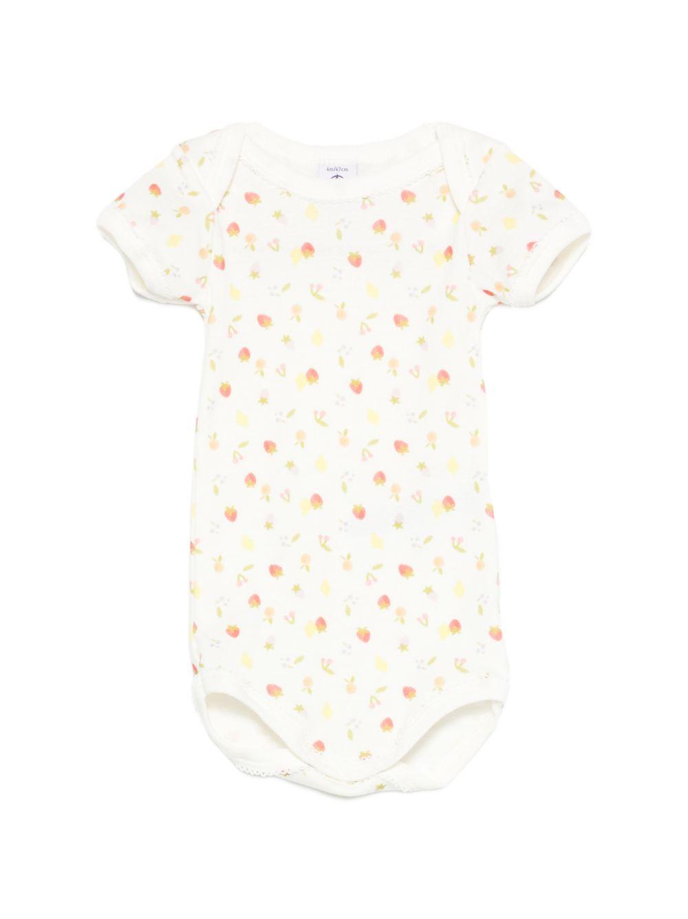 Set tre body Petit Bateau multicolore con scollo rotondo A0FQE 00 PETIT BATEAU KIDS 