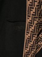 Mantella per bambini Fendi Kids nero reversibile con motivo FF JFQ056 AKLS F1M0T FENDI KIDS 