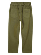 Pantaloni per bambino Kenzo Kids verdi con dettagli plissettati K61439 64T KENZO KIDS 