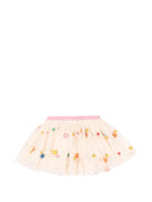 Gonna per neonata Stella McCartney Kids rosa con stelline ricamate TZ7001 Z3867 189MC STELLA McCARTNEY KIDS 