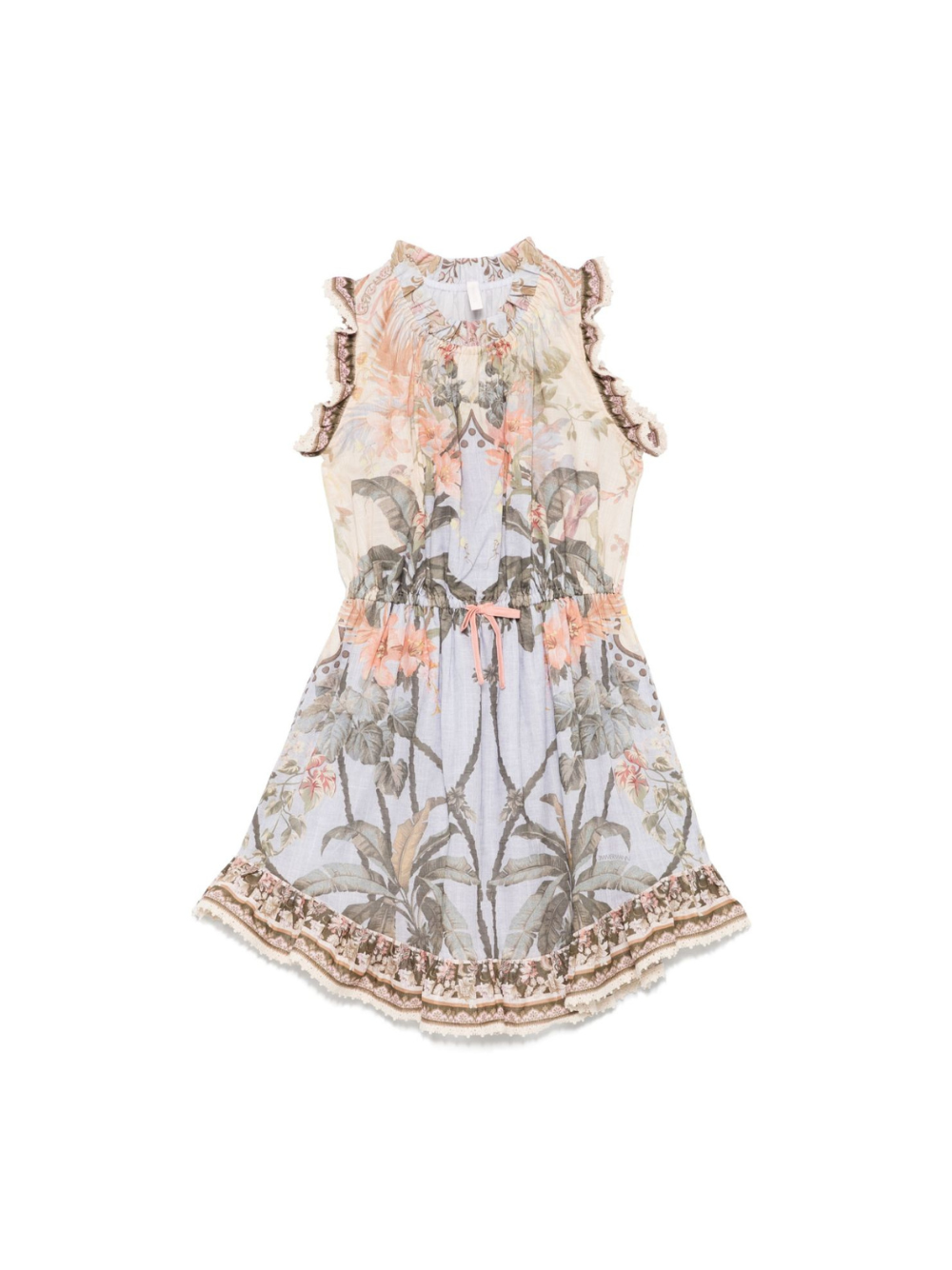 Abito per bambina ZIMMERMANN Kids Wylie multicolore con stampa floreale all-over 1449DR S251 ZIMMERMANN KIDS 