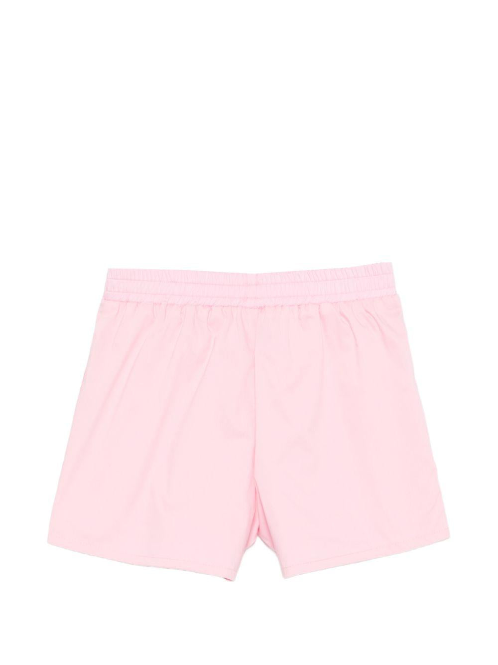 Shorts per bambina MSGM Kids rosa con logo sul davanti S6MSJGSH022 MS076 MSGM KIDS 