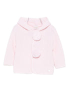 Cardigan per neonata Paz Rodríguez rosa con pompon 012-112955 37 H56 PaZ RODRIGUEZ 