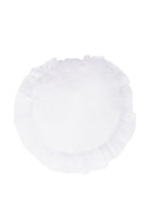 Cappello per neonata La Stupenderia  bianco in lino con fascia elasticizzata e corona piatta TBCP58 D01 LA STUPENDERIA 