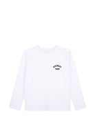T-shirt per bambino Givenchy Kids bianca con logo sul davanti H31347 10P GIVENCHY KIDS 