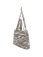 Borsa tote Essential Bag N MC2 Saint Barth animalier con logo a contrasto sul davanti EBAGN007 03322L MC2 ST. BARTH KIDS 