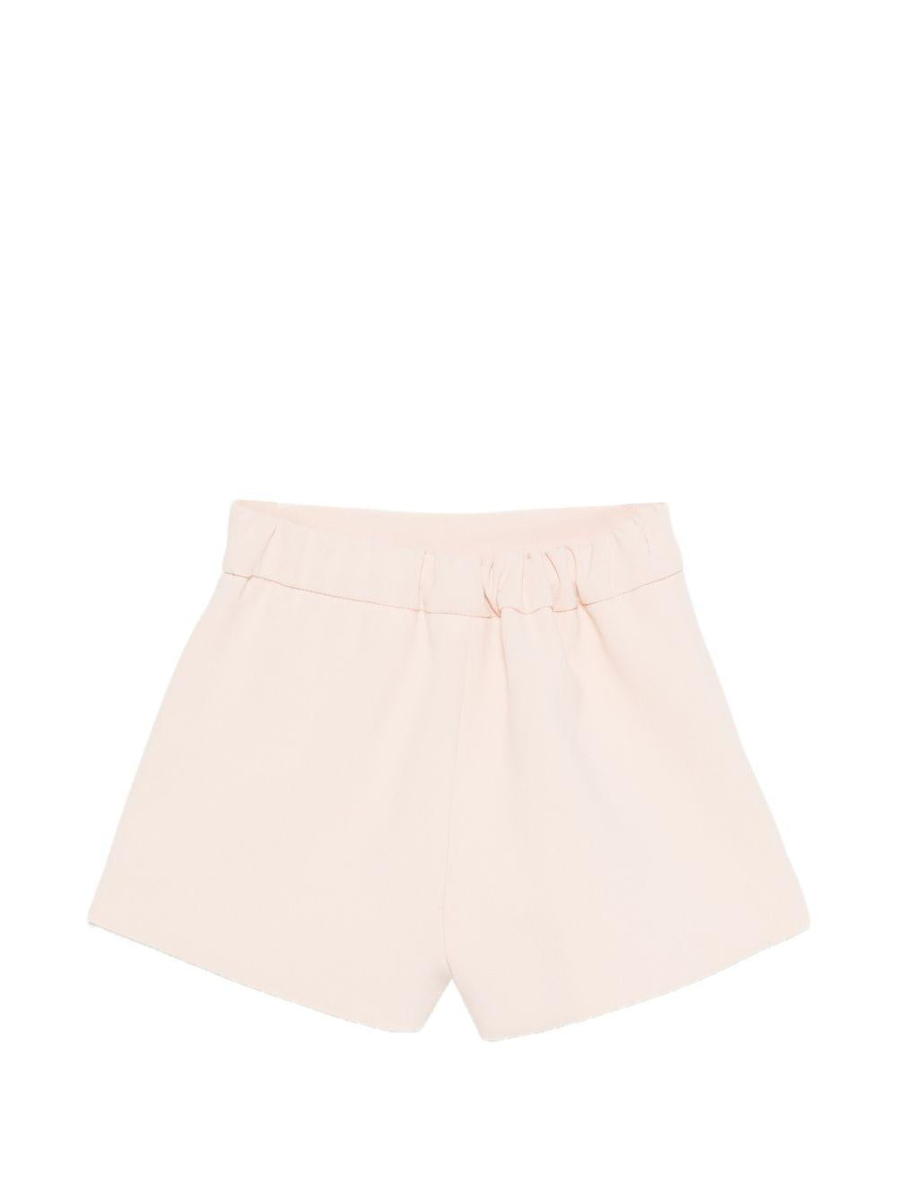 Shorts per neonata Elisabetta Franchi la Mia Bambina rosa chiaro con tasche ad aletta EGBE0270GA022 C145 ElISABETTA FRANCHI 