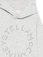 Felpa per bambini Stella McCartney Kids grigia con logo sul davanti TY4B60 Z3409 807 STELLA McCARTNEY KIDS 