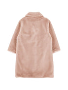 Cappotto per bambina Monnalisa Kids rosa con colletto 17H109 8034 0091 MONNALISA KIDS 