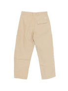 Pantaloni per bambino C.P. Company Kids beige con applicazione con logo CUP015LZC01 20129 C.P.COMPANY KIDS 