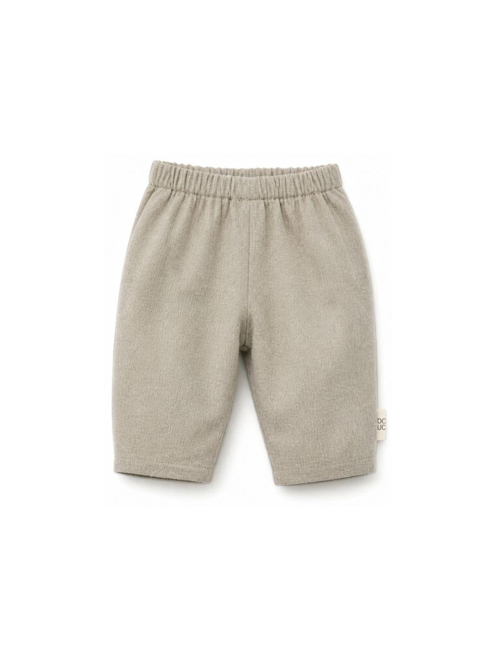 Pantaloni per neonato Douuod Kids beige con elastico in vita DZ6030 I0337 903 DOUUOD KIDS 