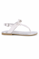 Sandali per bambina Monnalisa bianchi con dettaglio fiocco 87G001 7706 0099 MONNALISA 