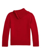 Maglione per bambina Polo Ralph Lauren Kids rosso con motivo con cane scozzese 313978874 001 Ralph Lauren kids 
