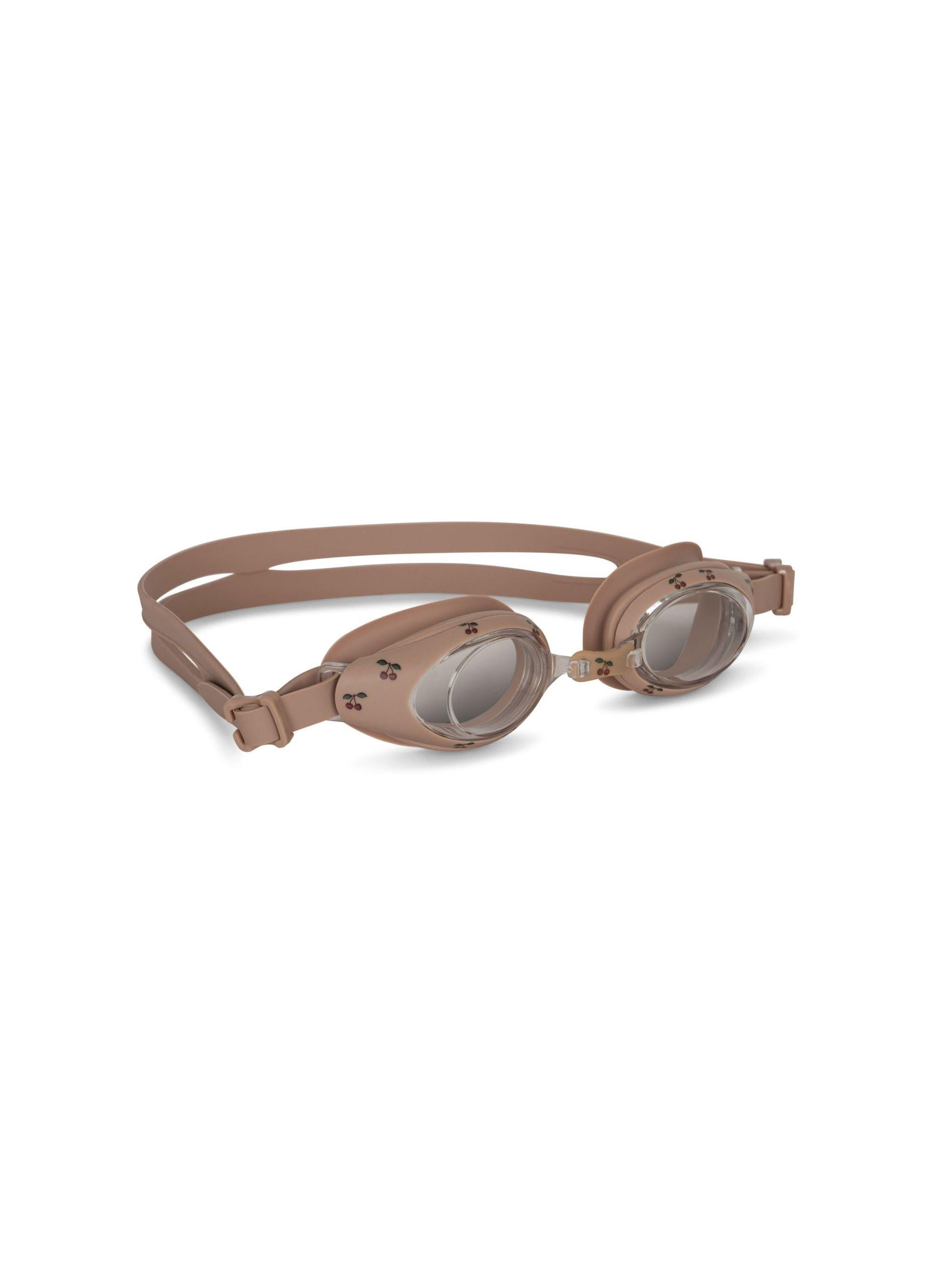 Occhiali da nuoto Marley per bambina Konges Slojd rosa con decorazione ciliegie KS100967 CHERRY KONGES SLOJD 