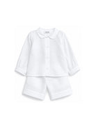 Abito per neonato Jesurum Baby bianco con colletto alla Peter Pan OFIUCO BEMBO BIANCO JESURUM KIDS 