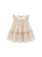 Abito per neonata Monnalisa Kids beige con stampa animalier 31H910 8652 0080 MONNALISA KIDS 