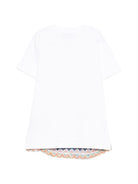 T-shirt per bambina Missoni Kids multicolore con motivo a chevron MY8A01 Q0107 999 MISSONI KIDS 