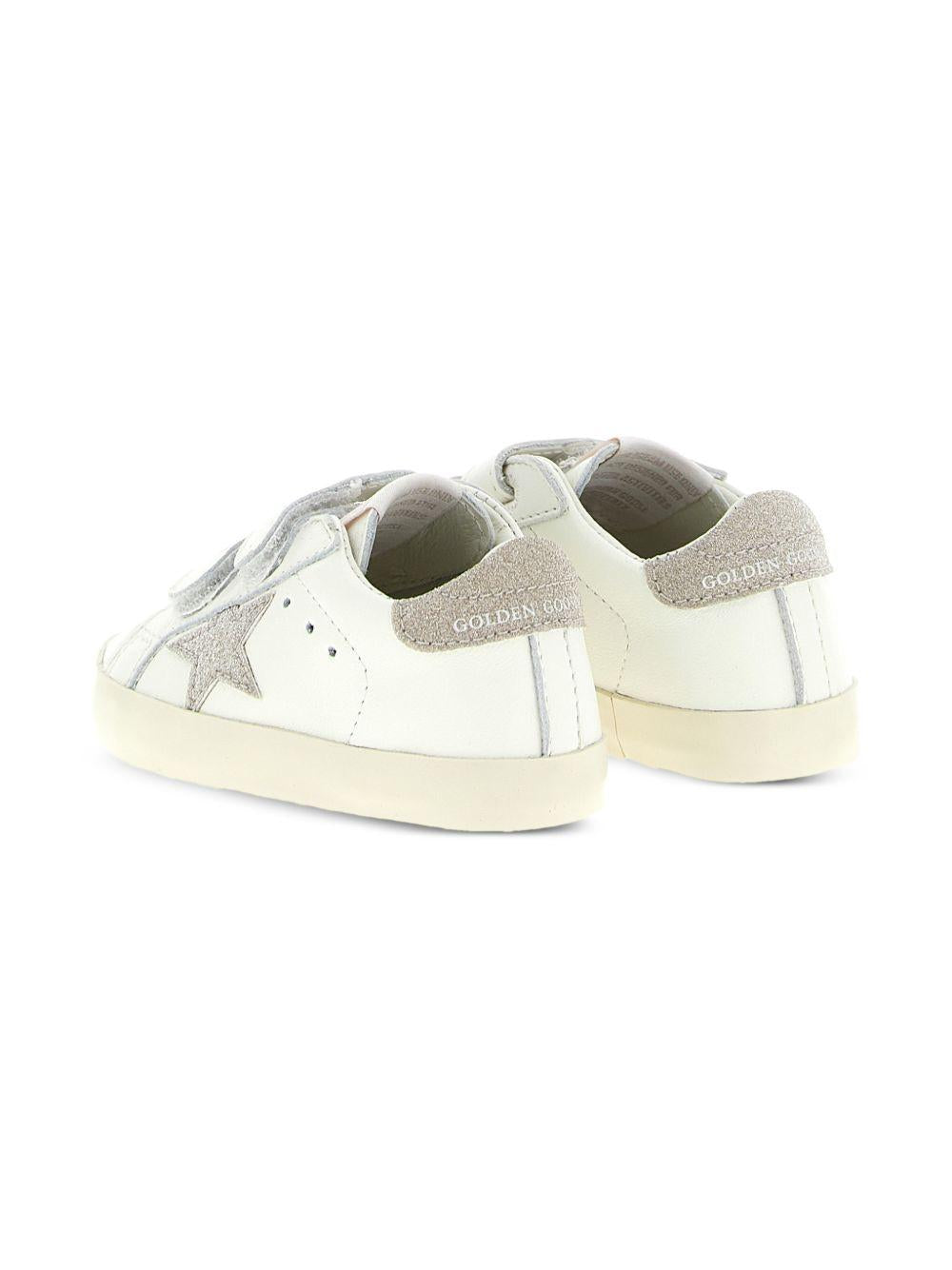 Sneakers Old School per neonati Golden Goose Kids bianche con decorazione stella F00166F008016 10847 GOLDEN GOOSE KIDS 