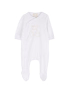 Set 3 pezzi per neonato Givenchy Kids bianco con ricamo H31265 10P GIVENCHY KIDS 