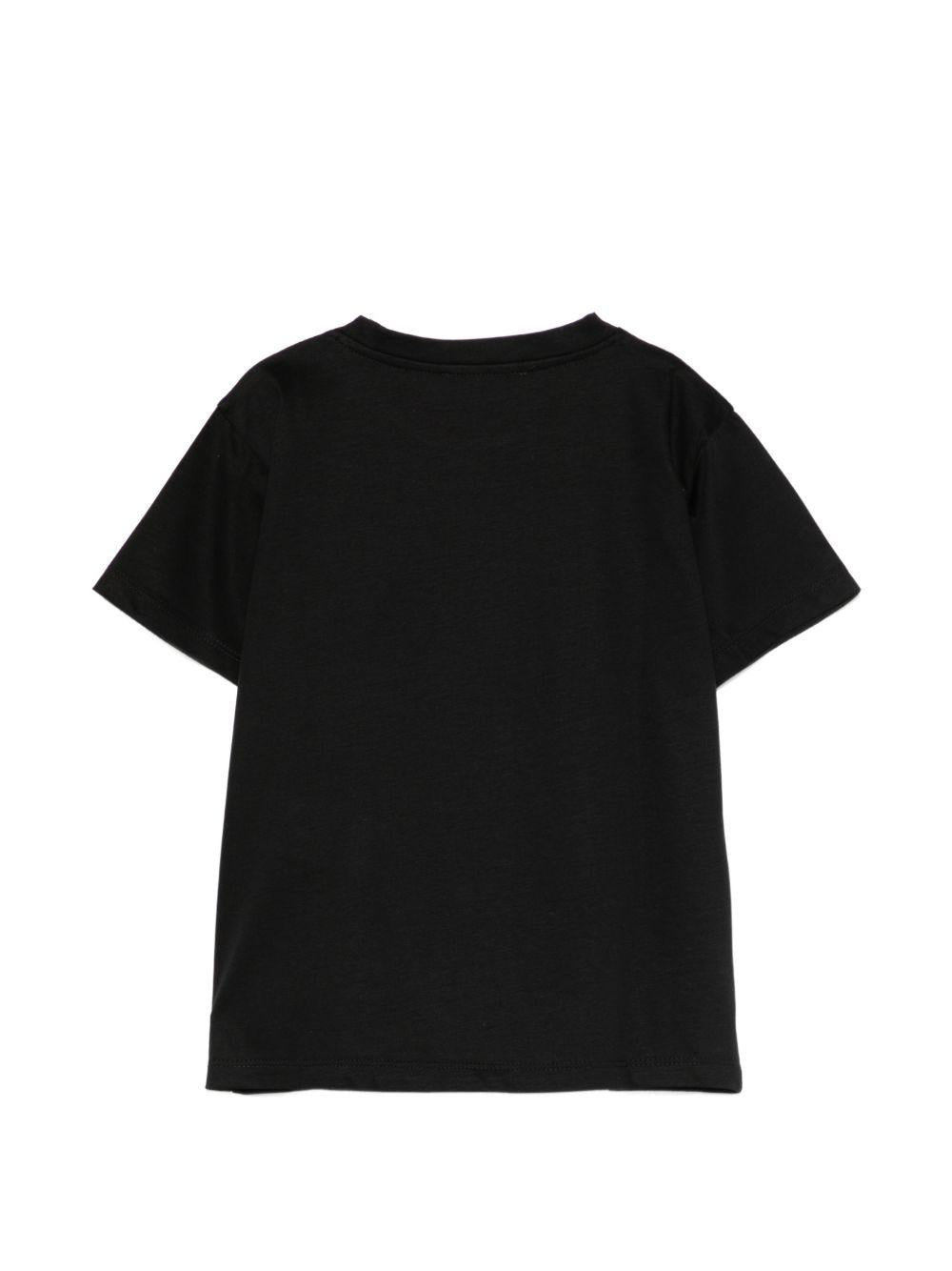 T-shirt per bambino Paolo Pecora Kids nero con maniche corte PP4219 NERO PAOLO PECORA KIDS 