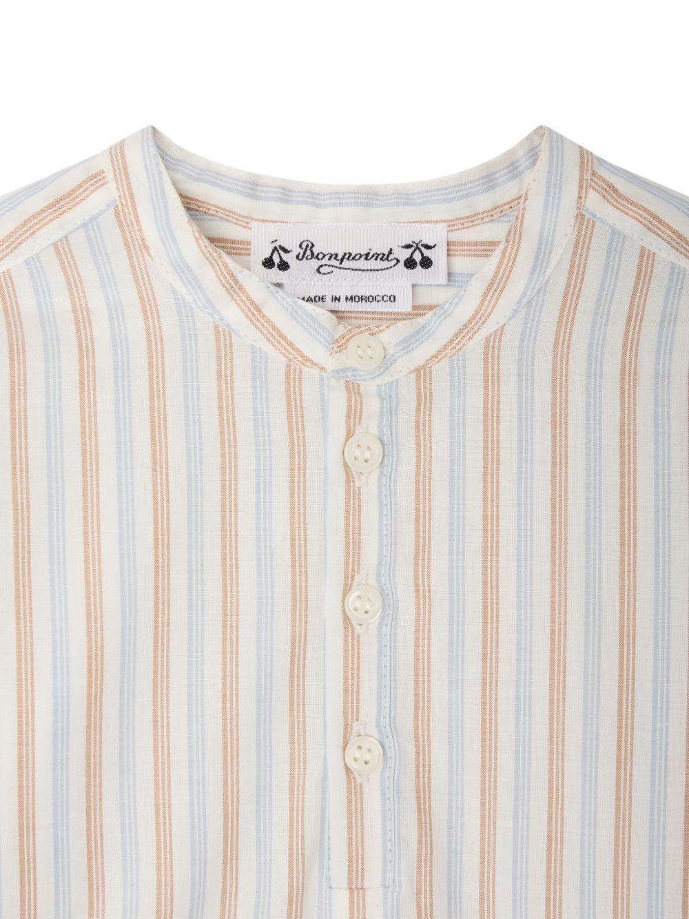 Camicia per neonato Bonpoint multicolore con motivo a righe S06YSHW00004 210 BONPOINT KIDS 