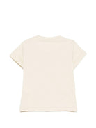 T-shirt per neonato Just Cavalli Kids beige con applicazioni JIP26088TS BEIGE D.W. ROBERTO CAVALLI KIDS 