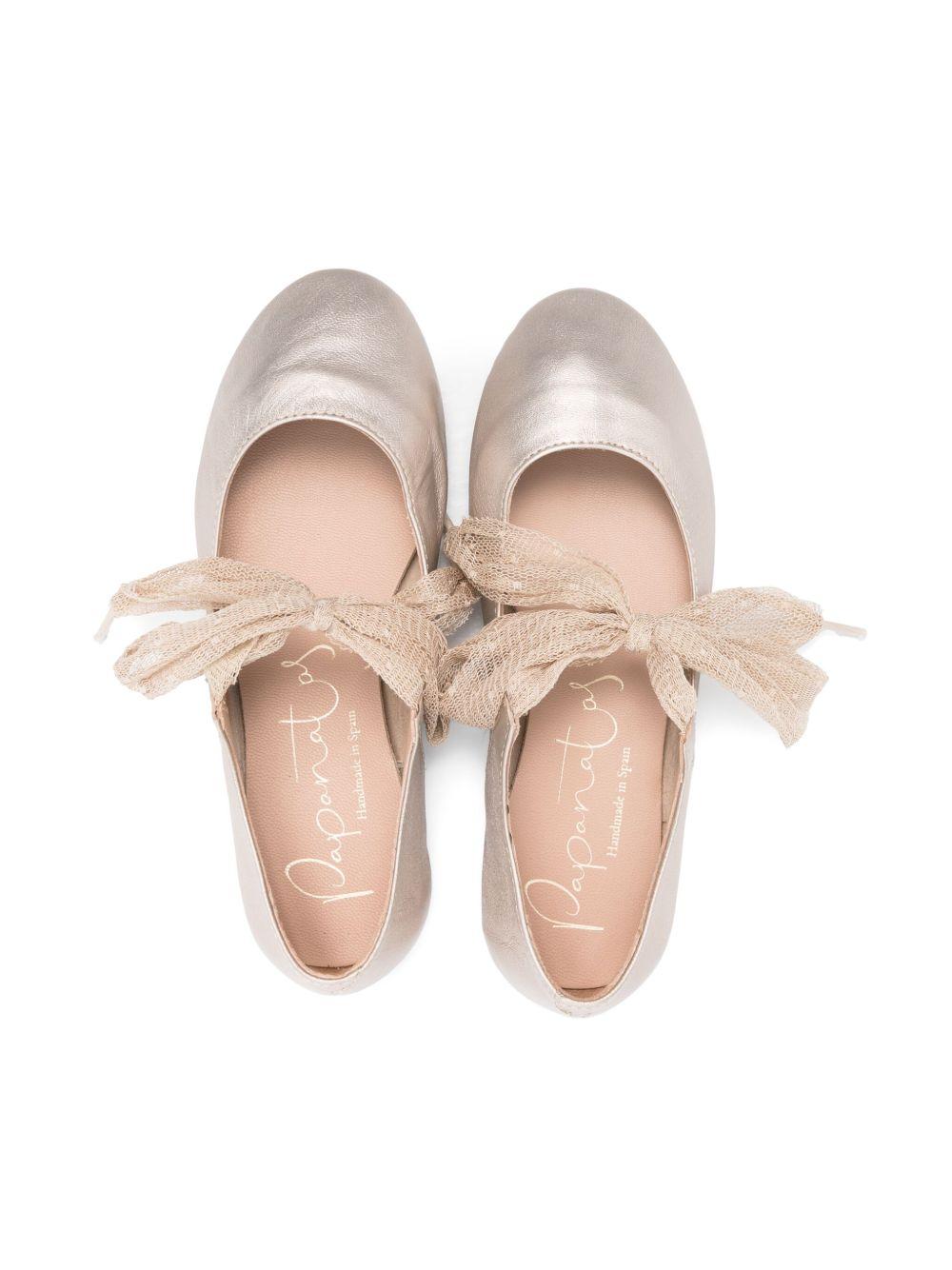 Ballerine per bambina eli1957 rosa Angelito Plumeti con chiusura frontale con fiocco 50026AL SATURN Eli Kids 