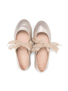 Ballerine per bambina eli1957 rosa Angelito Plumeti con chiusura frontale con fiocco 50026AL SATURN Eli Kids 