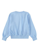 Felpa Marge per bambina Molo azzurra con decorazione con paillettes 2S26J210 5637 MOLO KIDS 