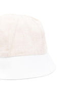 Cappello per neonata La Stupenderia beige con orlo a contrasto e corona rotonda TBCP53D05 D01 LA STUPENDERIA KIDS 