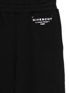 Pantaloni sportivi per bambino Givenchy Kids neri con logo sul davanti H31074 09B GIVENCHY KIDS 