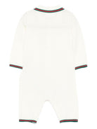 Tutina per neonati Gucci Kids bianca opaca con colletto polo 825863XKEXN 9112 GUCCI KIDS 