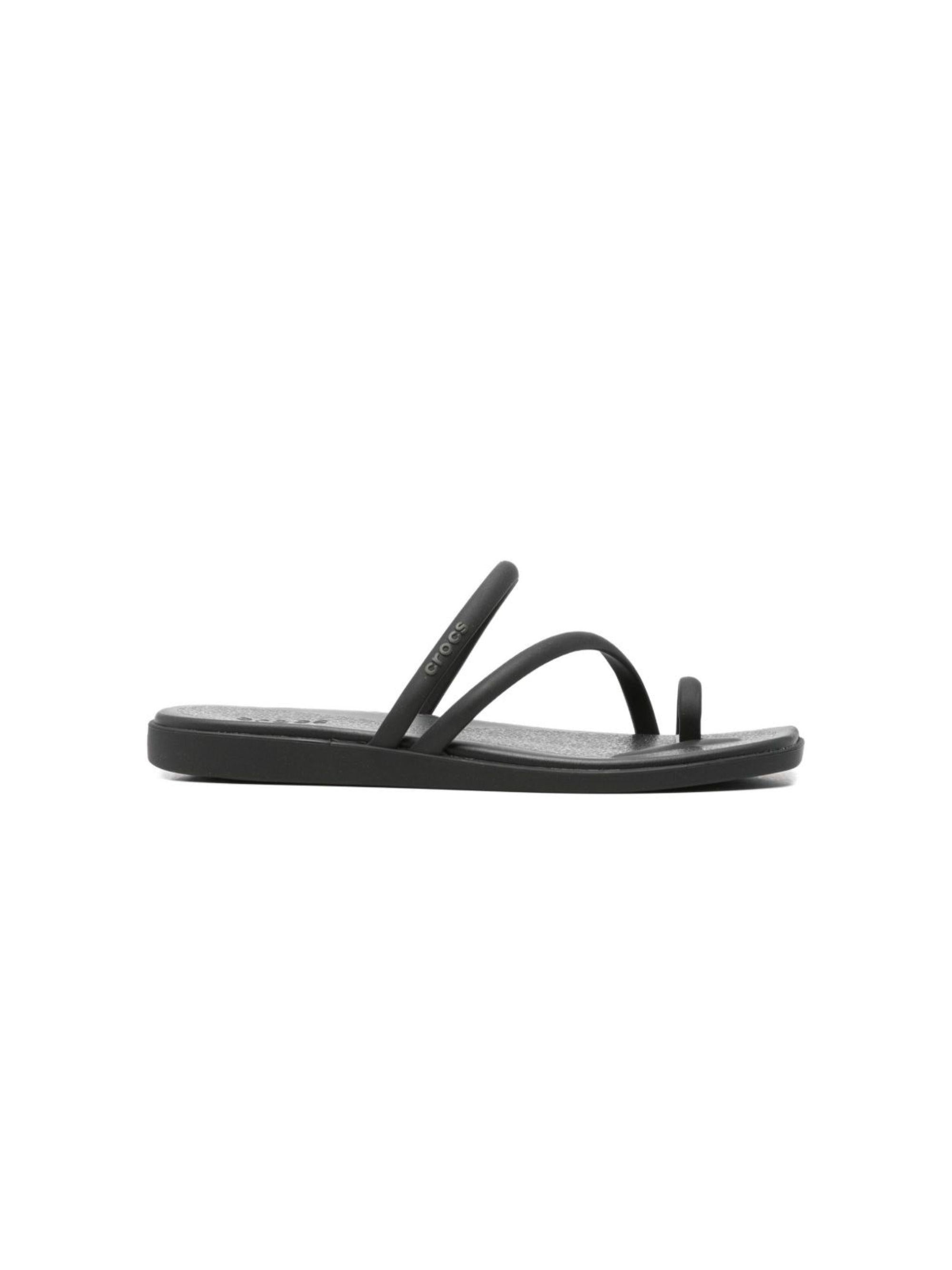 Infradito Miami per donna Crocs nero con dettaglio ad incrocio 209862 BLK CROCS 
