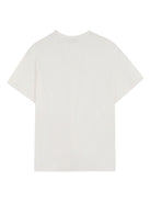 T-shirt per bambina DKNY Kids bianca con design attorcigliato D62629 560 DKNY KIDS 