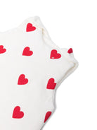 Sacco nanna per neonati Petit Bateau Kids bianco con stampa a cuori all-over A0BTS 01 PETIT BATEAU KIDS 